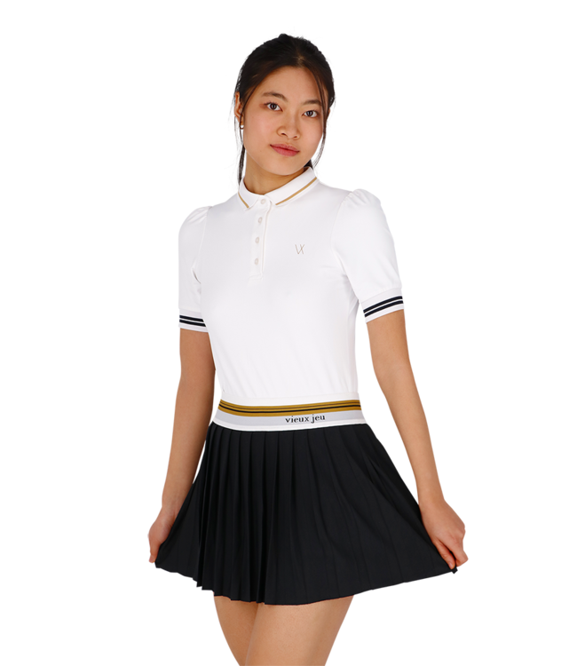 Vieux Jeu Manou Polo White