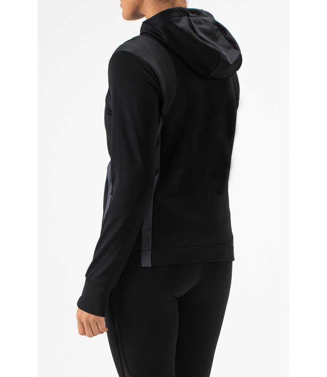Sjeng Maverick Hooded Lady Jacket Black