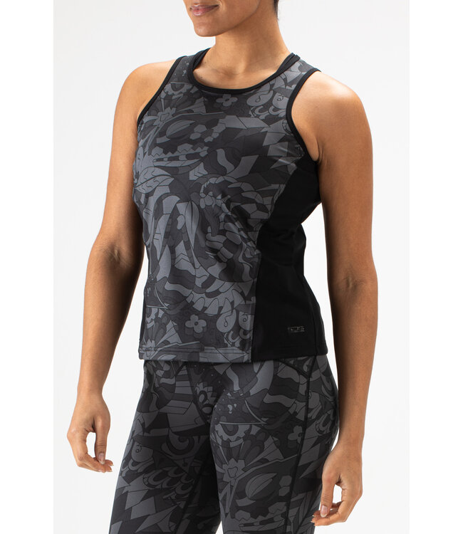 Sjeng Rain Singlet Ebony