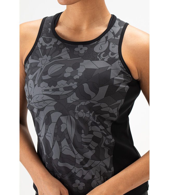 Sjeng Rain Singlet Ebony