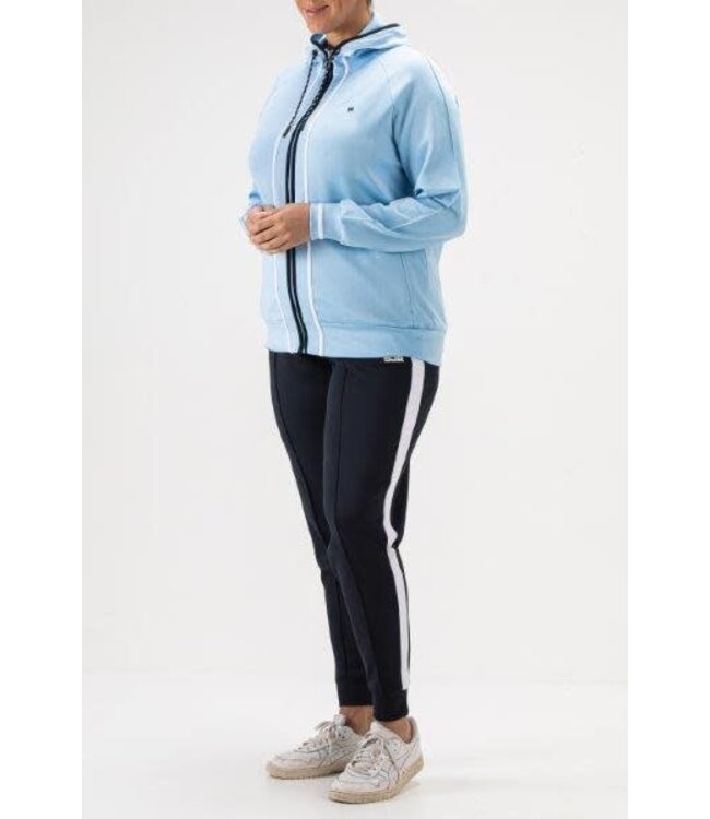 Sjeng Fathia Plus Hooded Lady Jacket Blue Bell