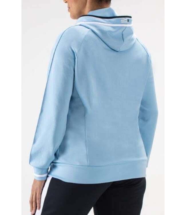 Sjeng Fathia Plus Hooded Lady Jacket Blue Bell