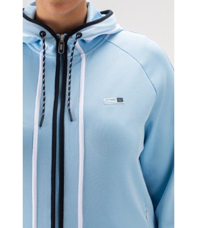 Sjeng Fathia Plus Hooded Lady Jacket Blue Bell