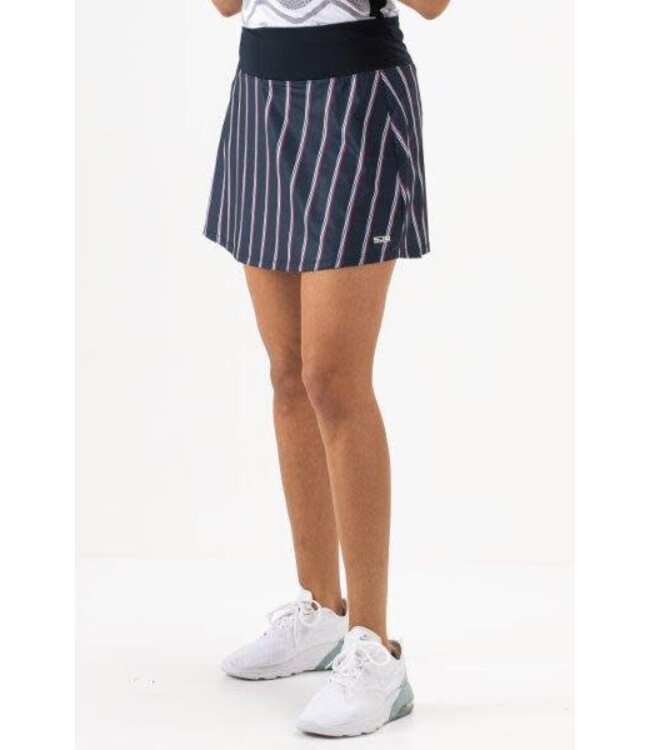 Sjeng Leanne Skort Navy Strippes