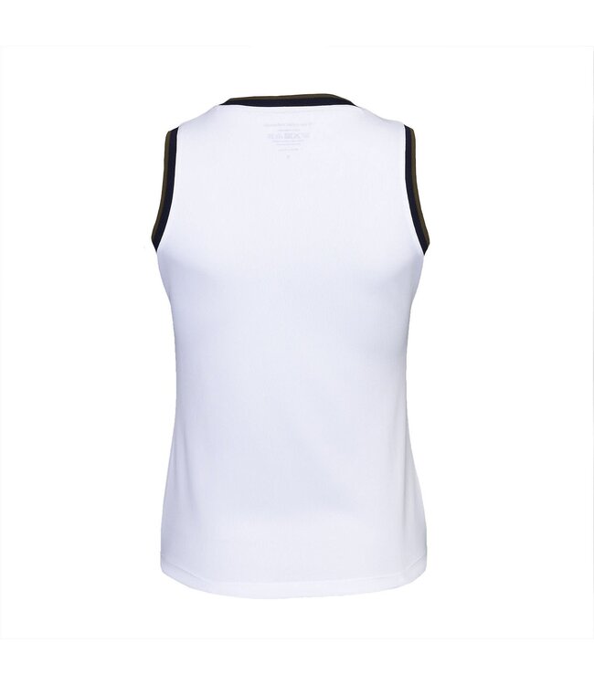 Indian Maharadja Kadiri Pique Tank White