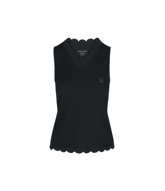 Vieux Jeu Lien Top Black