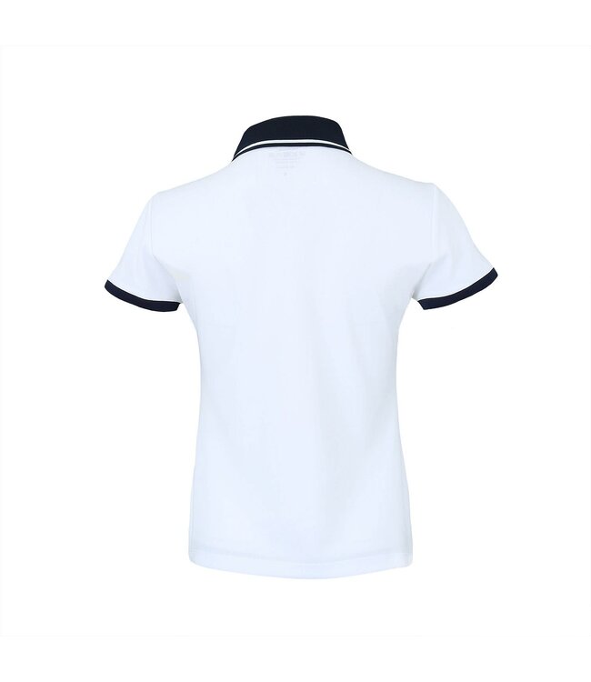 Indian Maharadja Kadiri Pique Polo Women White