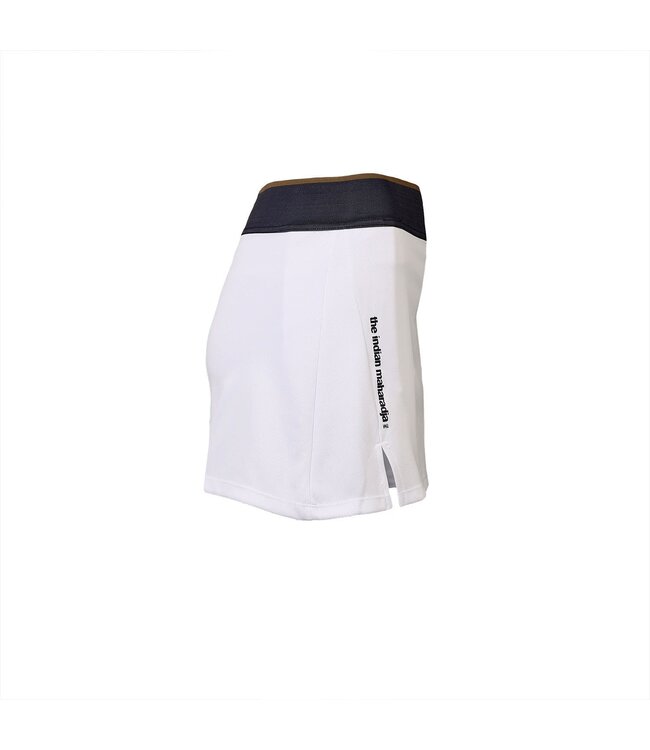Indian Maharadja Kadiri Pique Skirt White