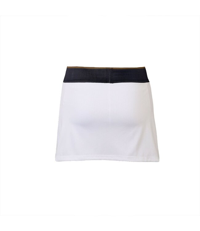 Indian Maharadja Kadiri Pique Skirt White