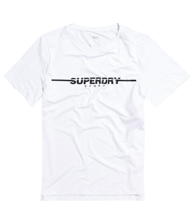 Superdry Sport Training Tee White