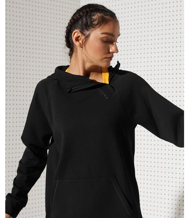 Superdry Sport Training Half Zip Overhead Black