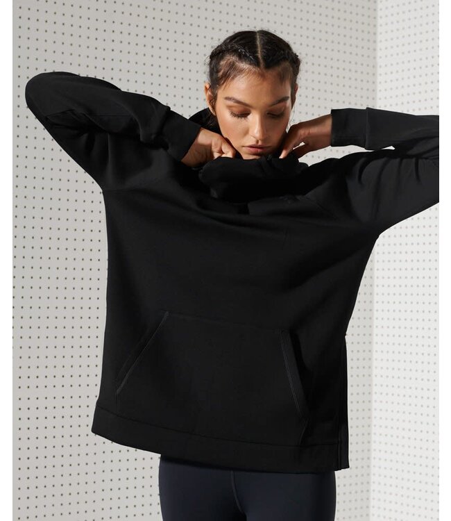 Superdry Sport Training Half Zip Overhead Black