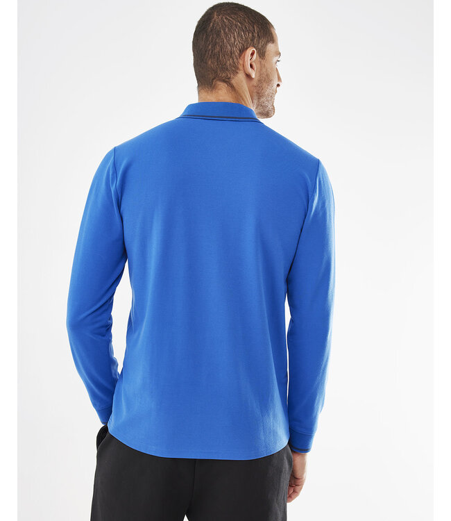 Mexx Sport Longsleeve Polo Kobalt