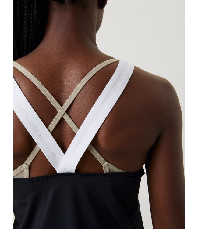 Björn Borg  Tank Elastic Black - White