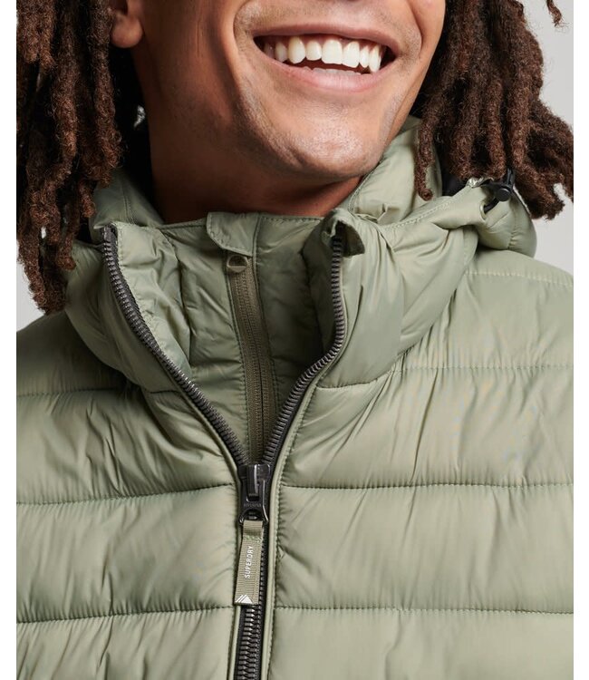 Superdry Sport Classic Fuji Puffer Jacket Men Khaki