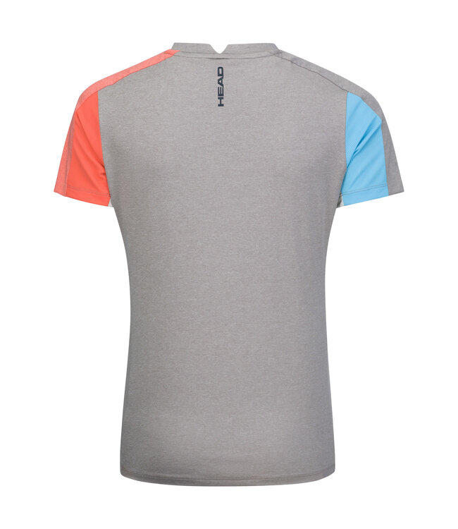 Head Padel Tech T-Shirt Women Grey - Orange
