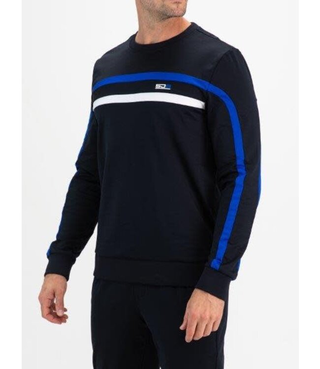 Sjeng Arav Crew Trui Navy
