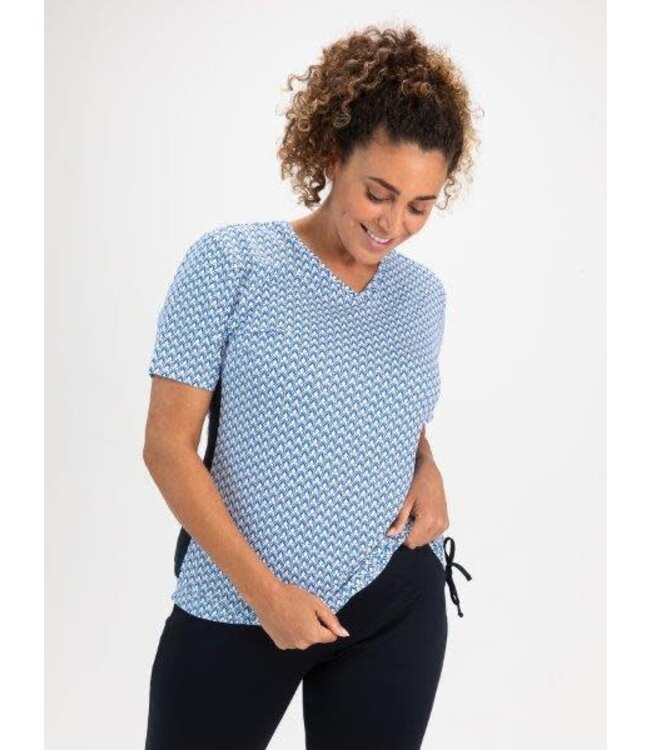Sjeng Esmee Plus Tee Blue Print