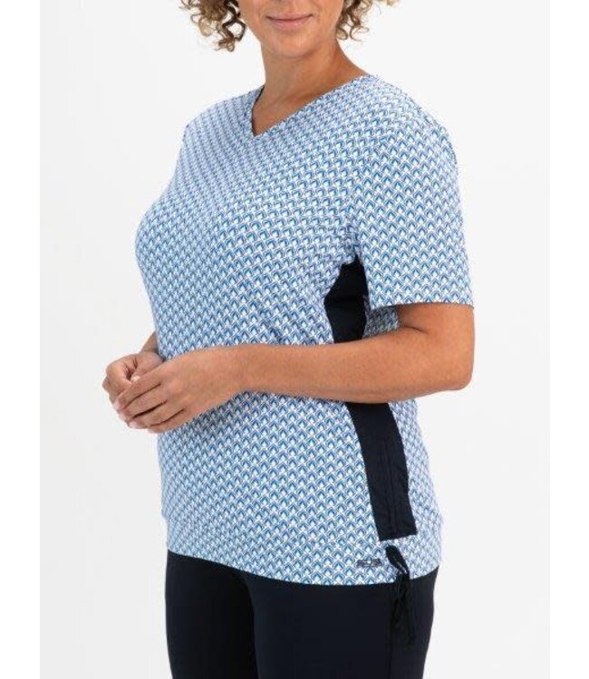 Sjeng Esmee Plus Tee Blue Print