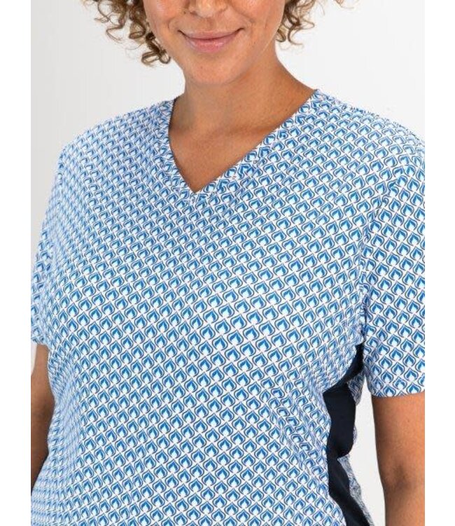 Sjeng Esmee Plus Tee Blue Print