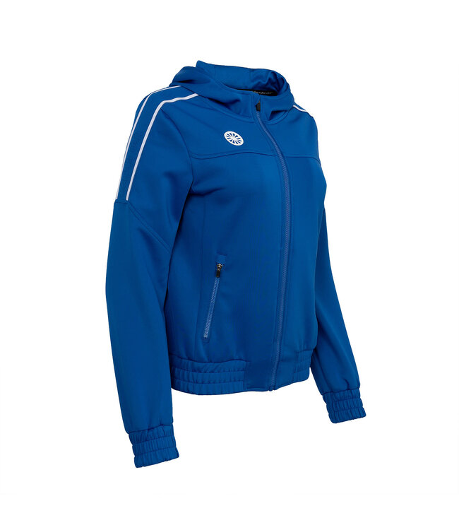 Indian Maharadja Jaipur Women Performance Hooded Jacket  Cobalt