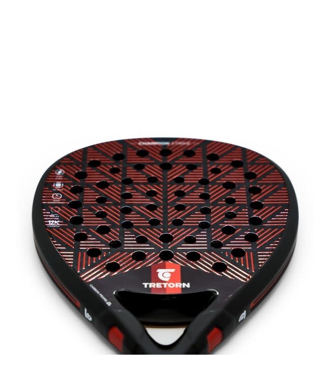 Tretorn Champion Strike Padelracket Black Red