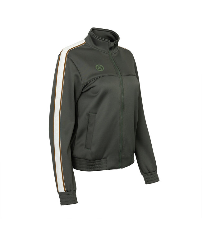 Indian Maharadja Goa Women Urban Jacket Mudgreen