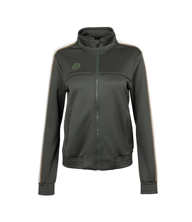 Indian Maharadja Goa Women Urban Jacket Mudgreen