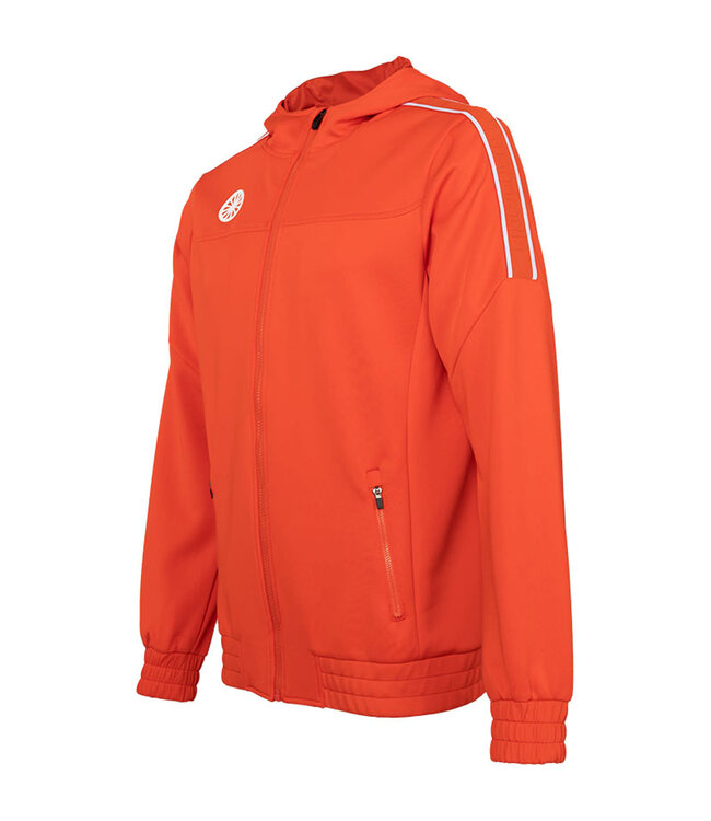 Indian Maharadja Jaipur Men Performance Hooded Jacket Orange