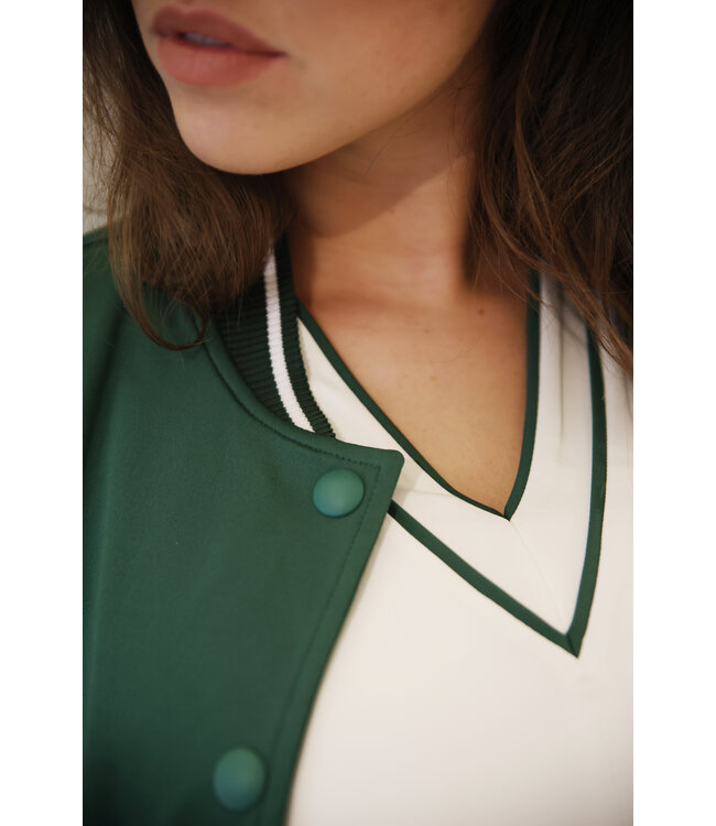 Vieux Jeu Morgane Jacket Green