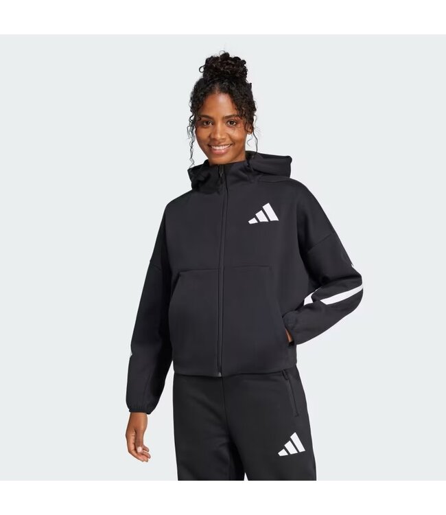 Adidas Z.N.E. Women Fullzipp Hooded Jacket Black