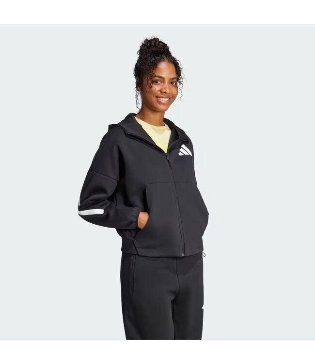 Adidas Z.N.E. Women Fullzipp Hooded Jacket Black