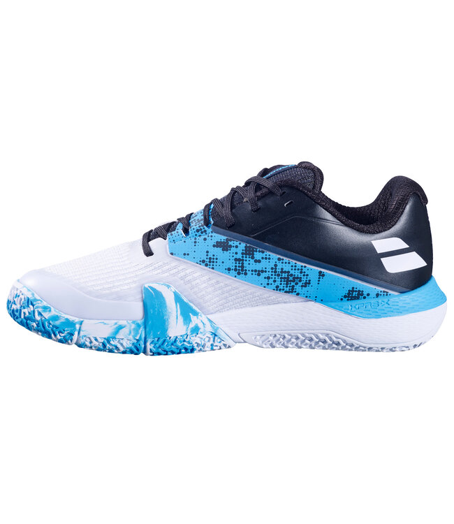 Babolat Movea Padelschoenen White - Cyan Blue