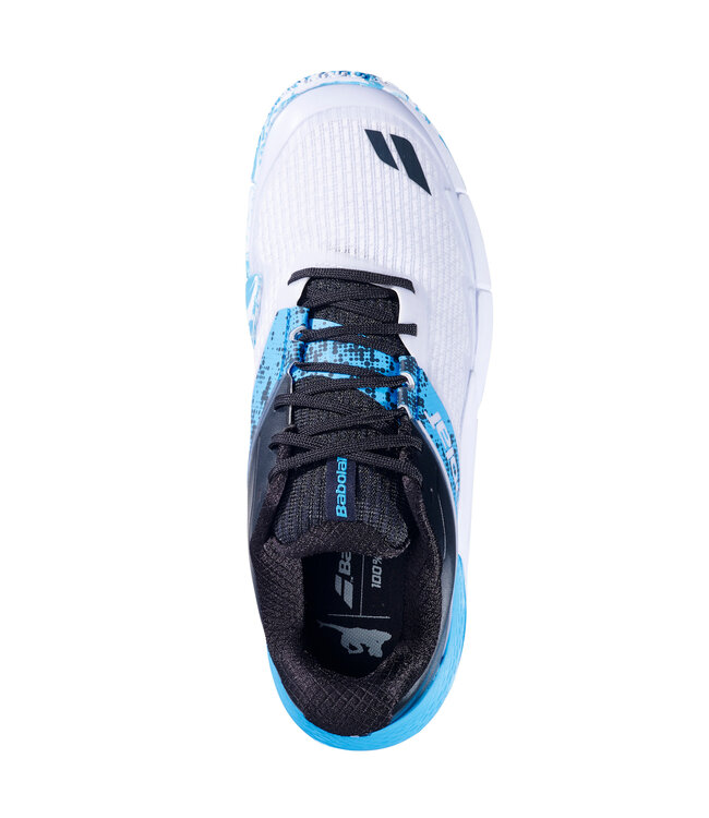 Babolat Movea Padelschoenen White - Cyan Blue