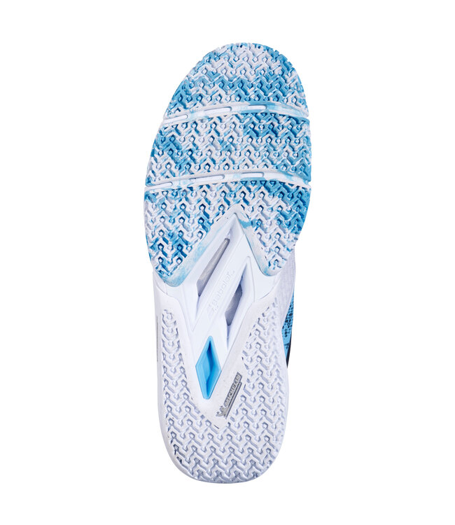 Babolat Movea Padelschoenen White - Cyan Blue