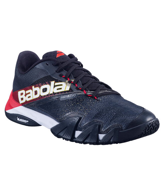 Babolat Jet Premura 2 APT Padelschoenen Black - Tomato Red