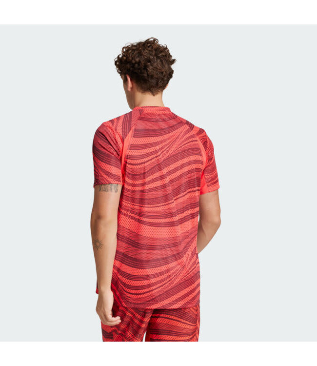 Adidas Club Graphic Tee Climacool Men Red