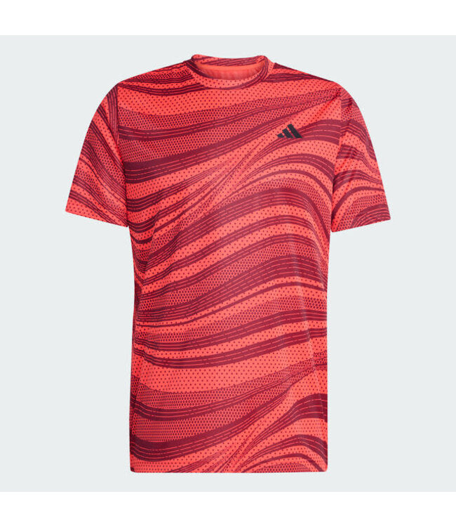 Adidas Club Graphic Tee Climacool Men Red