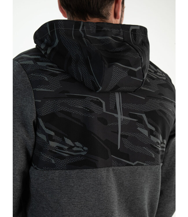 Sjeng Pharrell Hooded Jacket Dark Grey Melange