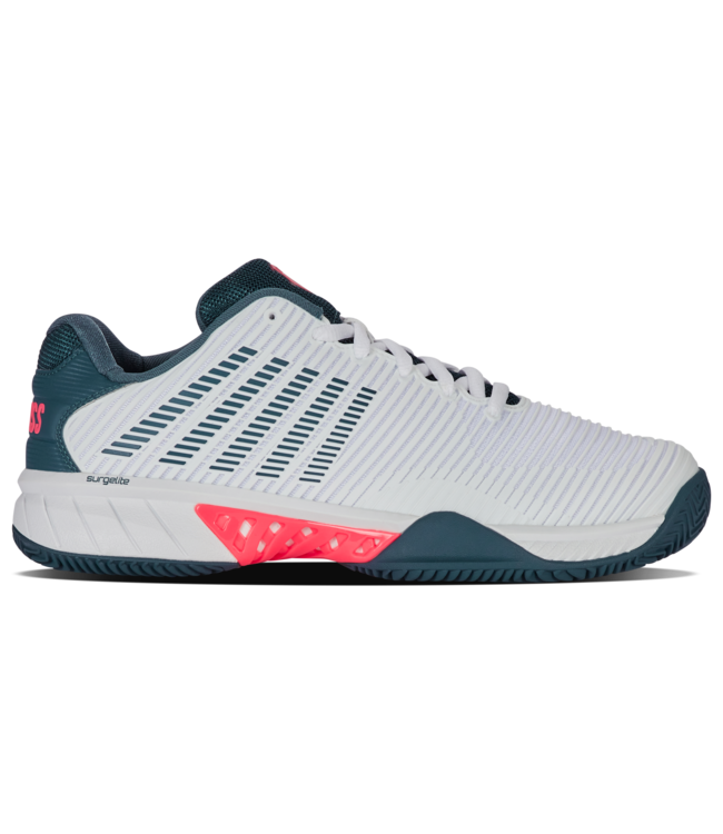 K-Swiss Hypercourt Express 2  White -Petrol - Neon