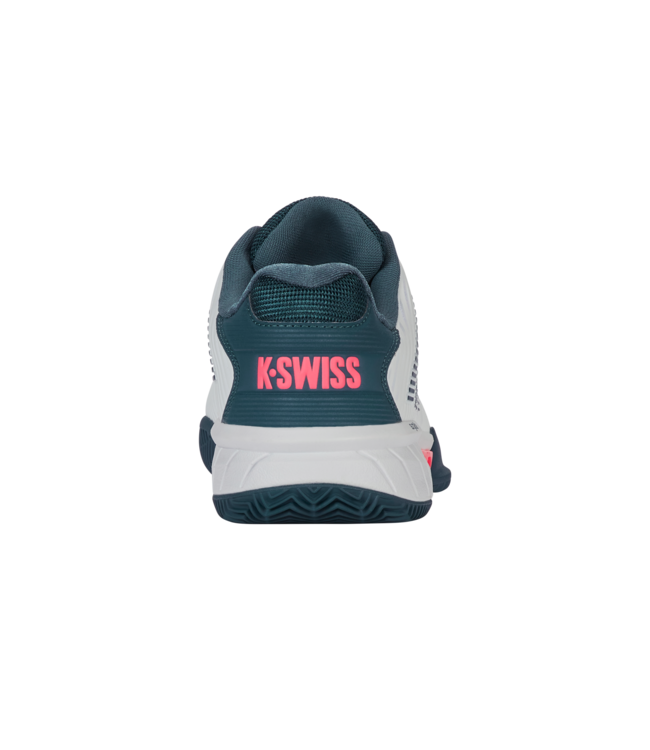 K-Swiss Hypercourt Express 2  White -Petrol - Neon