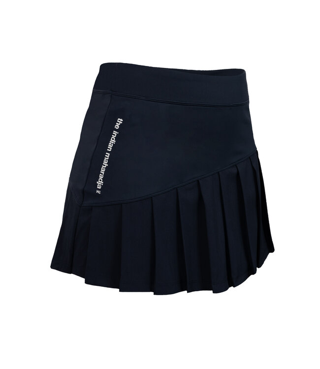 Indian Maharadja Pleated Skirt Night Blue