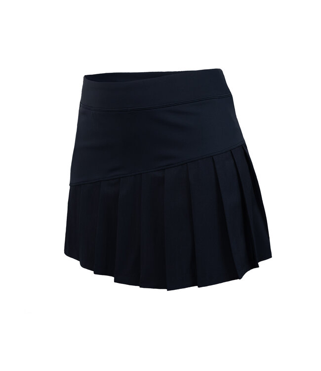 Indian Maharadja Pleated Skirt Night Blue