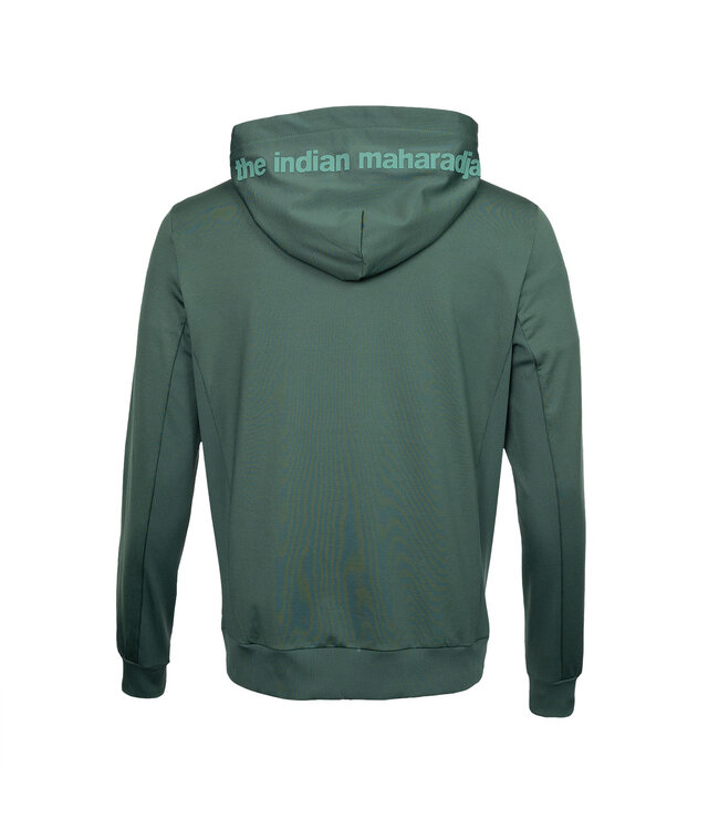 Indian Maharadja Kadiri Hooded Jacket Men Forest Green