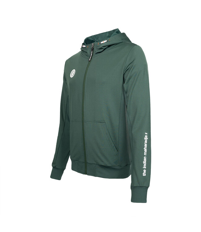 Indian Maharadja Kadiri Hooded Jacket Men Forest Green