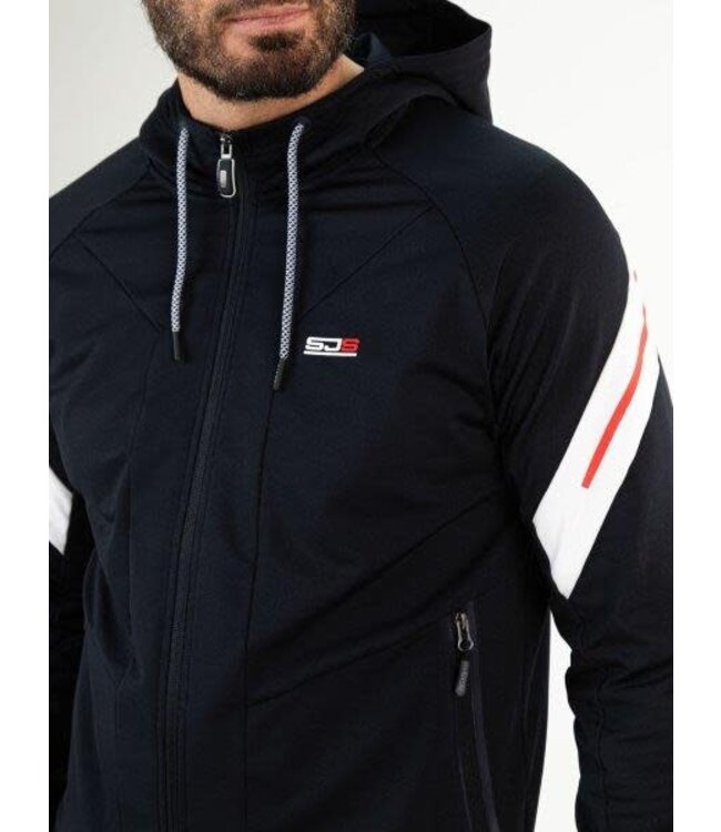 Sjeng Angus Hooded Jacket Navy