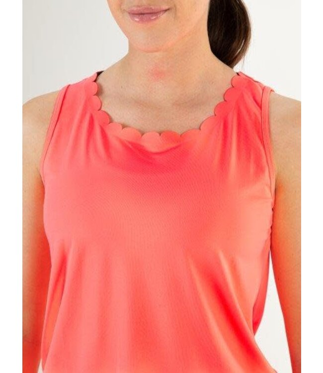 Sjeng Jess Sleeveless Top Flame Coral