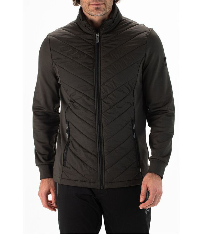 Falcon Hardy Fullzip Men Jacket Black Olive