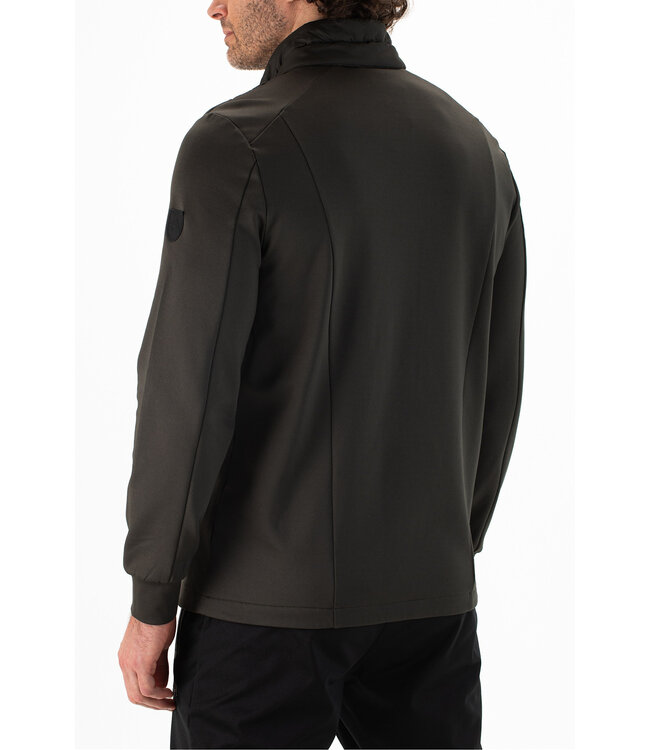 Falcon Hardy Fullzip Men Jacket Black Olive
