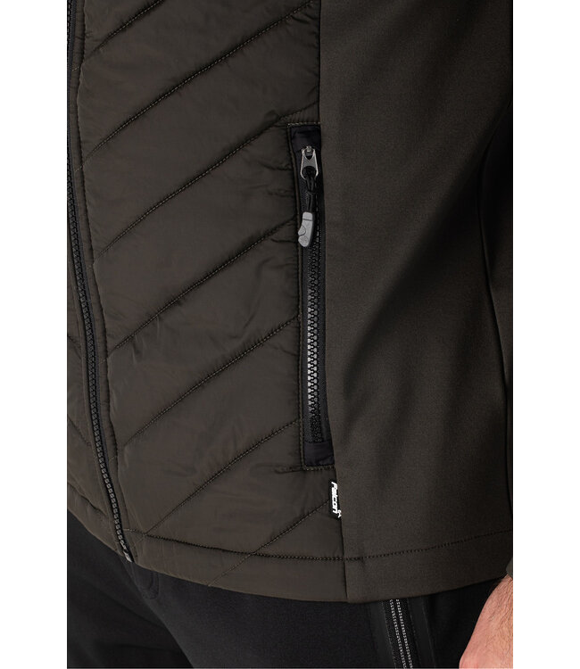 Falcon Hardy Fullzip Men Jacket Black Olive